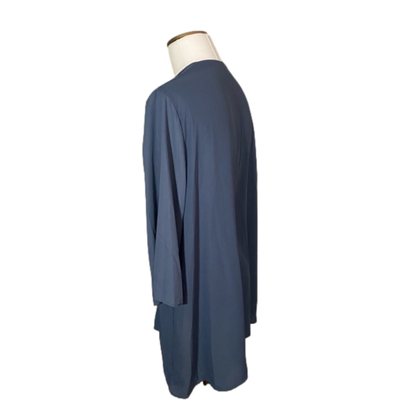 kimono coverups X 2, denim blue and white - Picture 3 of 6